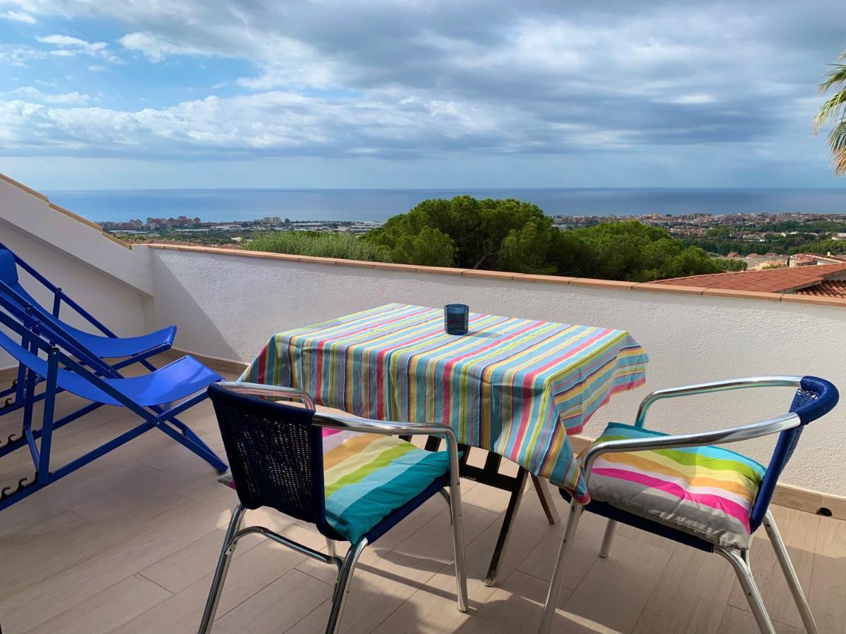 Palm Maresme - Suite With Bathroom And Terrasse With Ocean Views In A Private Villa Vilassar De Dalt エクステリア 写真