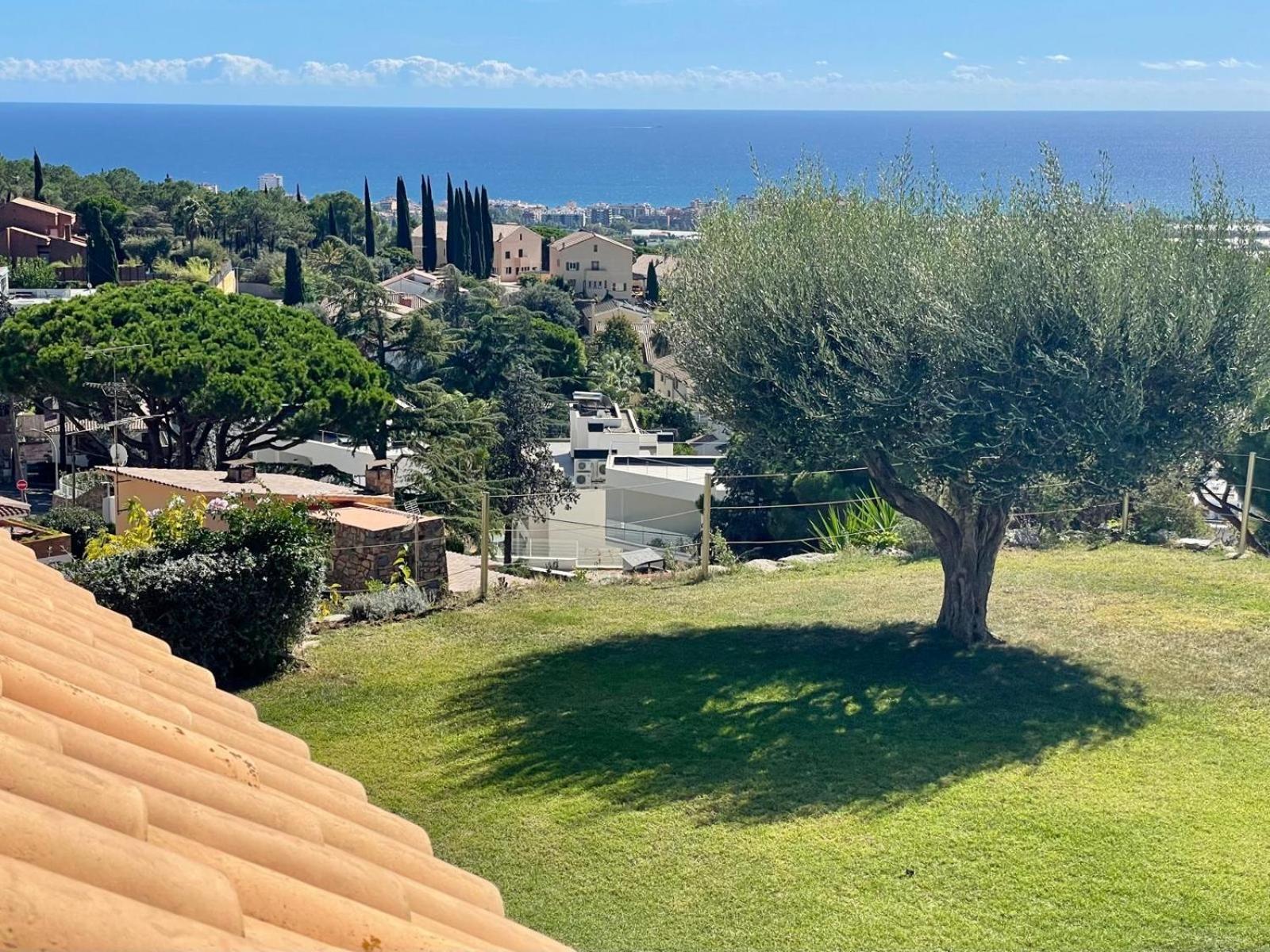 Palm Maresme - Suite With Bathroom And Terrasse With Ocean Views In A Private Villa Vilassar De Dalt エクステリア 写真